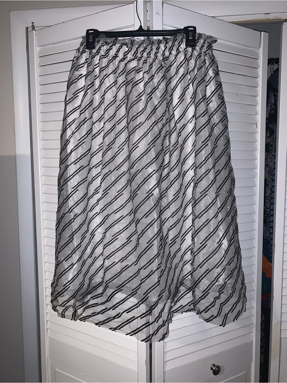 Tamara Malas Plus Size Women’s Dilan Slash Stripe Midi Skirt